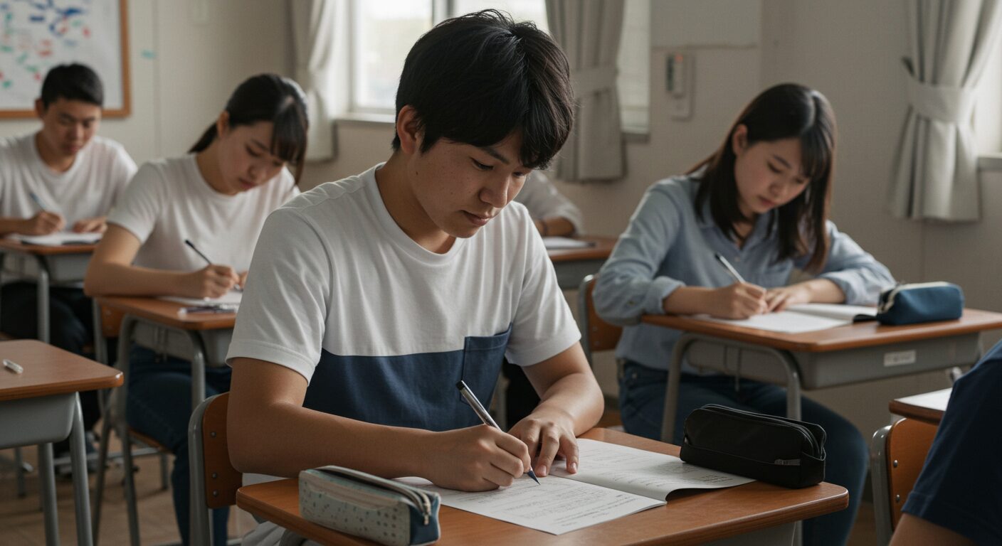 模試受験の風景①